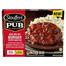 Stouffer's Pub Classics BBQ Recipe Burger with Bacon, 12 1/2 oz