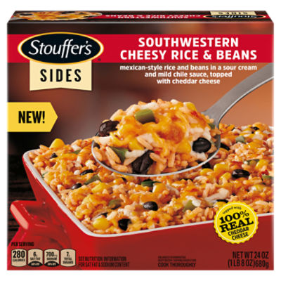 Stouffer's Sides Southwestern Cheesy Rice & Beans, 24 oz