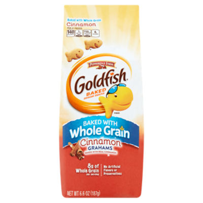 Pepperidge Farm Goldfish Cinnamon Grahams Baked Graham Snacks, 6.6 oz