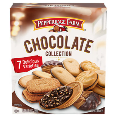 Pepperidge Farm Cookies Chocolate Collection, 7 Cookie Varieties, 13 oz. Box