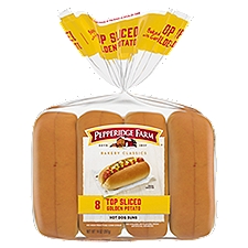 PEPPERIDGE FARM Bakery Classics Top Sliced Golden Potato Hot Dog Buns, 8 count, 14 oz