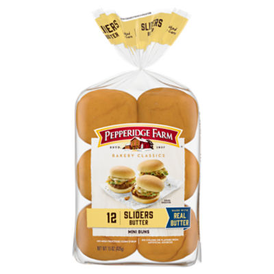 Pepperidge Farm Bakery Classic Butter Sliders, Buns