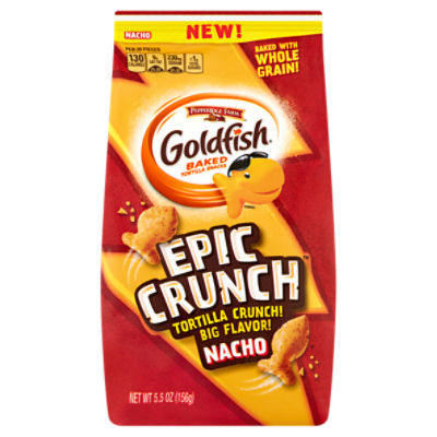 Pepperidge Farm Goldfish Epic Crunch Nacho Baked Tortilla Snacks, 5.5 oz