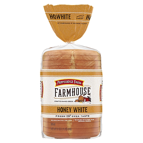 Pepperidge Farm Farmhouse Honey White Bread, 22 Oz Loaf