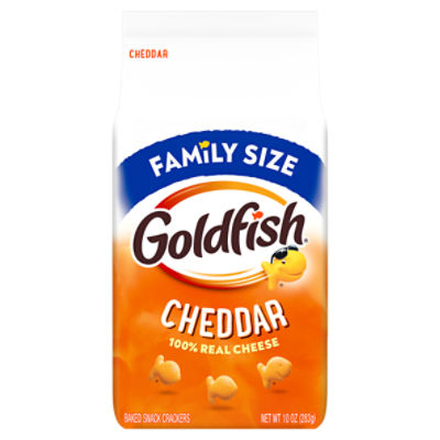 Goldfish Crackers, Cheddar Crackers, Family Size, 10 Oz Bag ShopRite