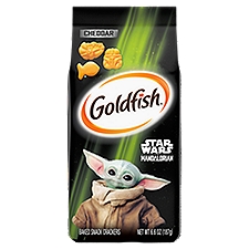 Goldfish Star Wars the Mandalorian Cheddar Baked, Snack Crackers, 6.6 Ounce