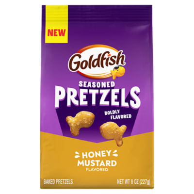 Goldfish Seasoned Honey Mustard Flavored Baked Pretzels, 8 oz