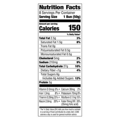 Pepperidge Farm Farmhouse Brioche Buns, 8 count, 14 oz
