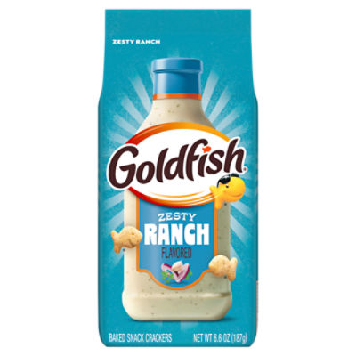 Goldfish Zesty Ranch Flavored Baked Snack Crackers, 6.6 oz