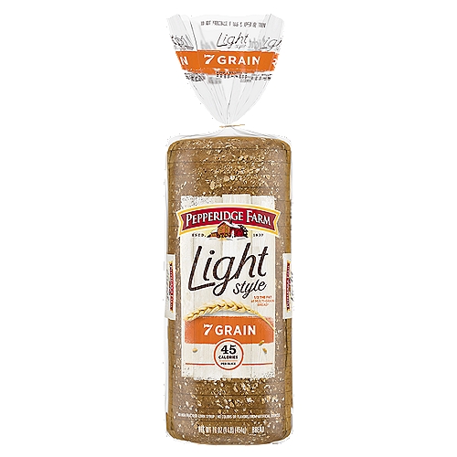 At Pepperidge Farm, we believe that breads are good for you and should taste good too. That's why we bake our Whole Grain breads with the right combination of quality ingredients. Always crafted with 100 percent Whole Grain flour, Pepperidge Farm Whole Grain breads are delicious, with a good source of fiber per slice. Our way of helping you maintain a balanced, healthy lifestyle. All of our 100 percent Whole Grain and Whole Wheat breads are low in saturated fat and are heart healthy diets rich in whole grain foods and other plant foods and that are low in total fat, saturated fat, and cholesterol may help reduce the risk of heart disease and certain cancers.nAt Pepperidge Farm, baking is more than a job. It's a real passion. Each day, our bakers take the time to make every cookie, pastry, cracker, and loaf of bread the best way they know how- by using carefully selected, quality ingredients.