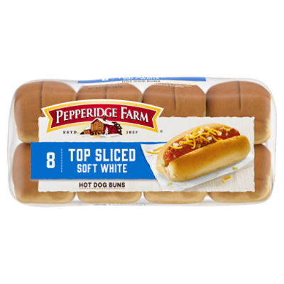 Great Value Hot Dog Buns, White, 11 oz, 8 Count 