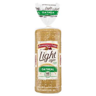 Pepperidge Farm Light Style Oatmeal Bread, 1 Lb Bag Gourmet