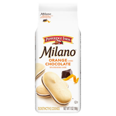 Pepperidge Farm Milano Cookies, Chocolate Orange, 7 Oz Bag The Fresh