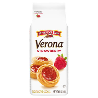 Pepperidge Farm Verona Strawberry Thumbprint Cookies, 6.75 OZ Bag (18