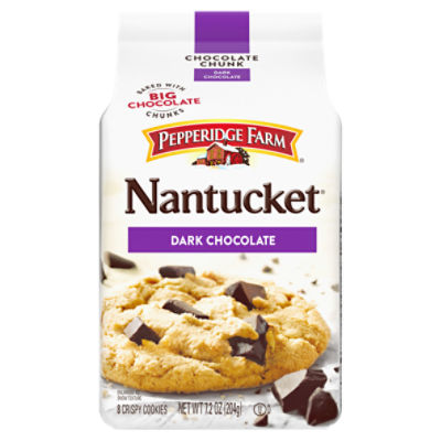 Pepperidge Farm® Nantucket® Crispy Dark Chocolate Chunk Cookies, 7.2 oz. Bag