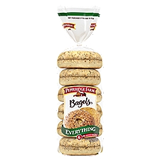 Pepperidge Farm Everything Pre-Sliced Bagels, 6 count, 21 oz, 21 Ounce