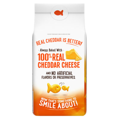 Pepperidge Farm Goldfish Cheddar Crackers, Baked with Whole Grain