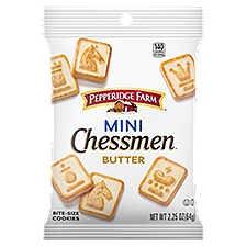 Pepperidge Farm Chessmen Minis Butter Cookies, Snack Pack, 2.25 Oz