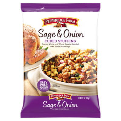 Pepperidge Farm® Sage & Onion Cubed Stuffing, 12 oz. Bag