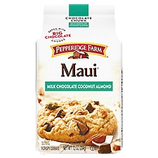 Pepperidge Farm Maui Milk Chocolate Coconut Almond Crispy Cookies, 8 count, 7.2 oz