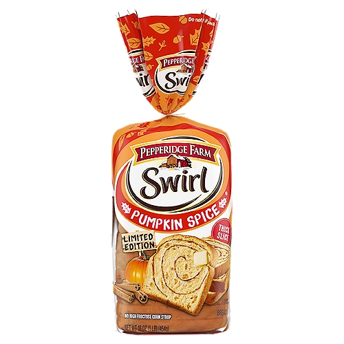 Pepperidge Farm Swirl Pumpkin Spice Bread Limited Edition, 16 oz