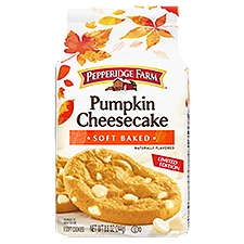 Pepperidge Farm Soft Baked Pumpkin Cheesecake Cookies Limited Edition, 8 count, 8.6 oz
