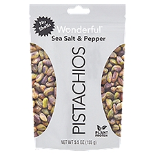 Wonderful Sea Salt & Pepper Pistachios, 5.5 oz