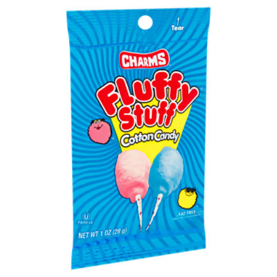 Charms Fluffy Stuff Cotton Candy, 1 oz