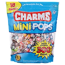 Charms Mini Pops, 300 count, 55.58 oz