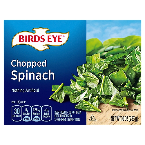 Birds Eye Chopped Spinach, 10 oz