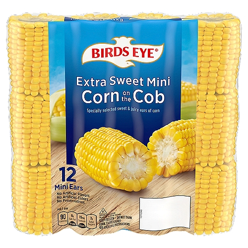Birds Eye Extra Sweet Mini Corn on the Cob, 12 count