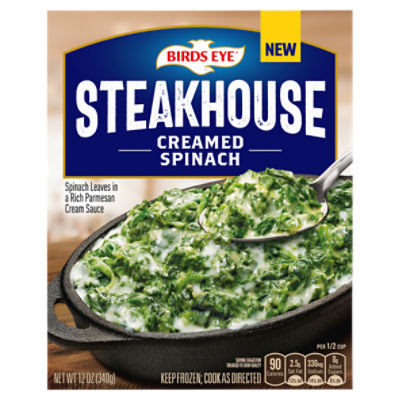 Birds Eye Steakhouse Creamed Spinach, 12 oz