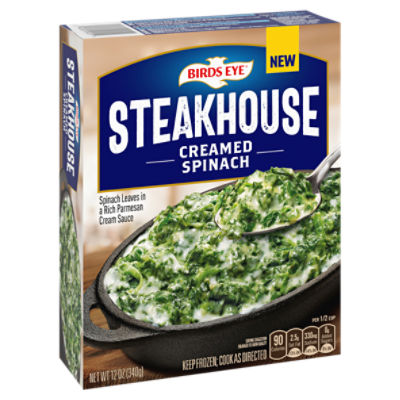 Birds Eye Steakhouse Creamed Spinach, 12 oz Image 8 of 9