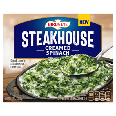 Birds Eye Steakhouse Creamed Spinach, 12 oz Image 4 of 9