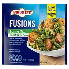 Birds Eye Fusions Garlic Butter Sauce Spring Mix, 11 oz