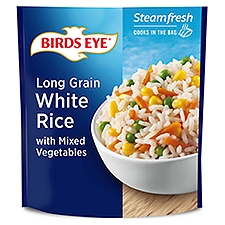 Birds Eye Steamfresh Long Grain White Rice with Mixed Vegetables, 10 oz, 10 Ounce