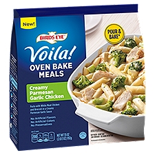 Birds Eye Voila! Oven Bake Meals Creamy Parmesan Garlic Chicken Frozen Meal, 35 oz.