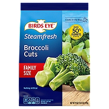 Birds Eye Steamfresh Broccoli Cuts Family Size, 19 oz