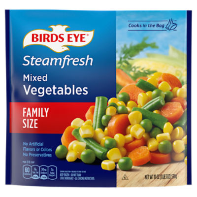 Birds Eye Steamfresh Mixed Vegetables Family Size, 19 oz