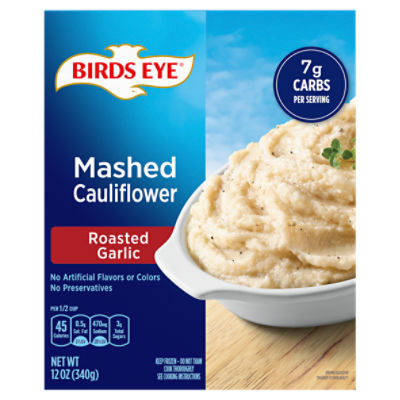 Birds Eye Roasted Garlic Mashed Cauliflower, 12 oz