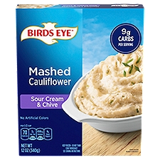 Birds Eye Sour Cream & Chive Mashed Cauliflower, 12 oz, 12 Ounce