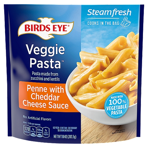 Birds Eye Steamfresh Veggie Pasta Penne with Cheddar Cheese Sauce, 10 oz