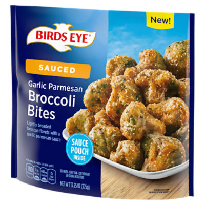 Birds Eye Sauced Garlic Parmesan Broccoli Bites, 13.25 oz