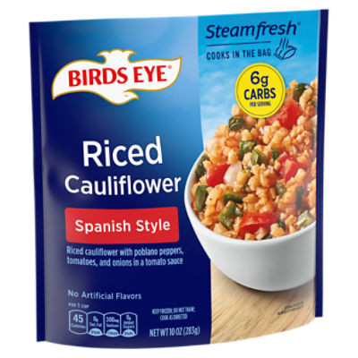 Birds Eye Steamfresh Spanish Style Riced Cauliflower, 10 oz
