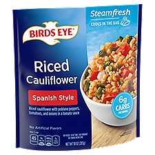 Birds Eye Steamfresh Spanish Style, Riced Cauliflower, 10 Ounce