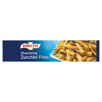 Birds Eye Crinkle Cut Zucchini Fries, Frozen Vegetable Snack, 12 OZ Bag