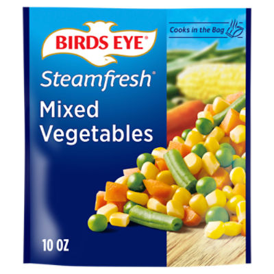 Birds Eye Steamfresh Mixed Vegetables, Frozen Vegetables, 10 ounce, 10 Ounce