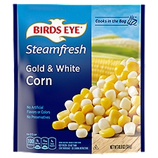 Birds Eye Steamfresh Gold & White, Corn, 10.8 Ounce