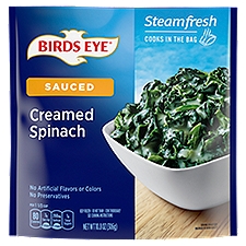 Birds Eye Steamfresh Chef's Favorites Creamed Spinach Steam Fresh, 10.8 Ounce