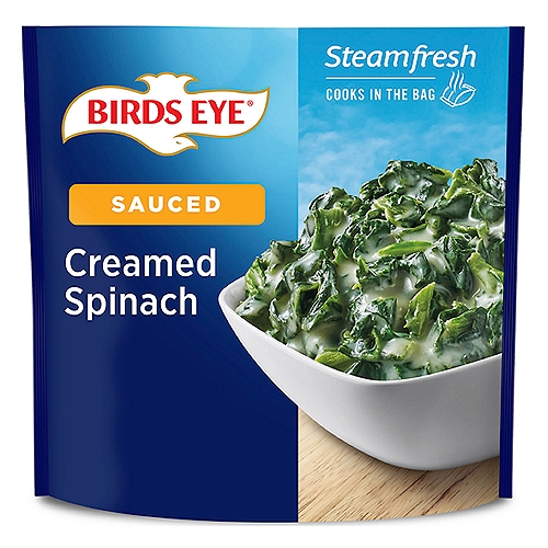 Birds Eye Steamfresh Sauced Creamed Spinach, 10.8 oz